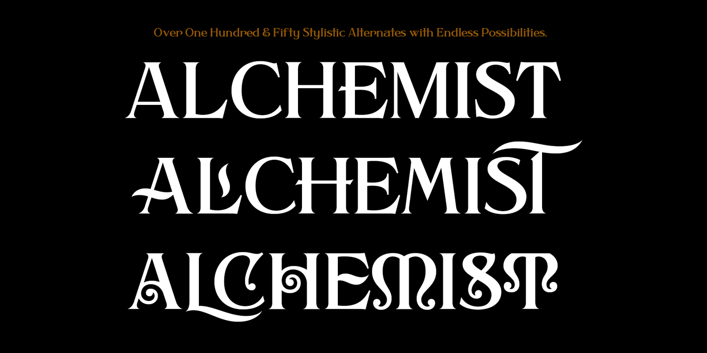 Alchemist Regular Font preview